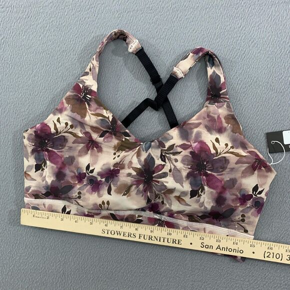 LINC Flawless Support Bra Womens Large Winter Jasmine Floral Adjustable MSRP $48 - Picture 5 of 13
